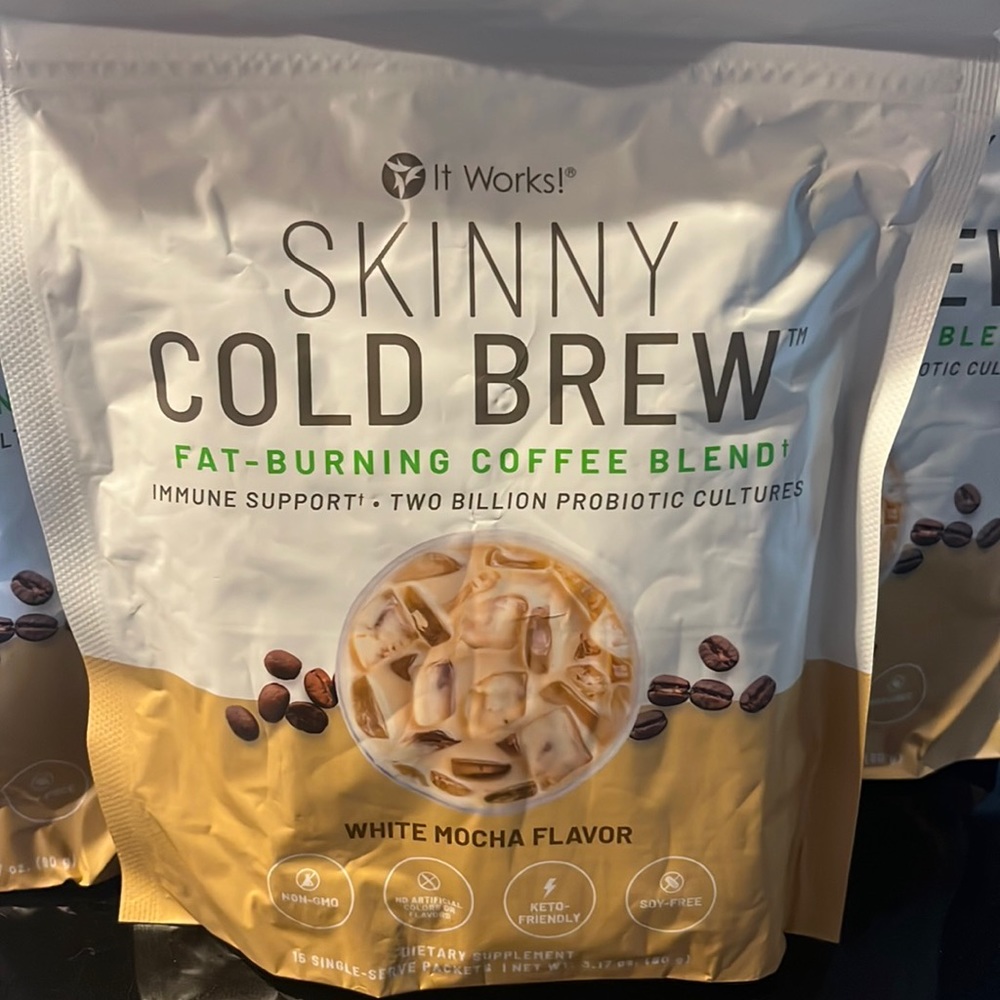 AVAILABLE 🔥🔥 IT WORKS! Skinny Cold Brew Coffee FAT BURNING ☕️🔥